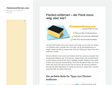 Tablet Screenshot of fleckenentfernen.com